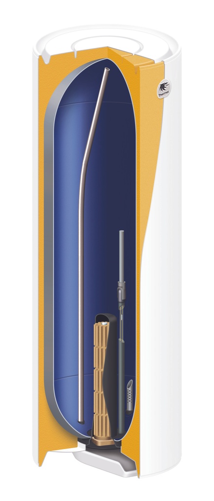 Chauffe-eau électrique Duralis ACI Hybride 100L vertical mural standard