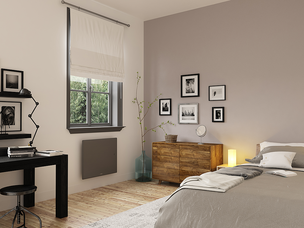 Radiateur Chaleur douce Ovation 3 horizontal gris ardoise 2000W