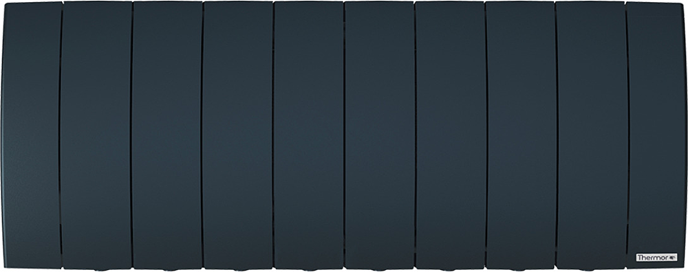 Radiateur Chaleur douce Bilbao 3 bas gris ardoise 1000W