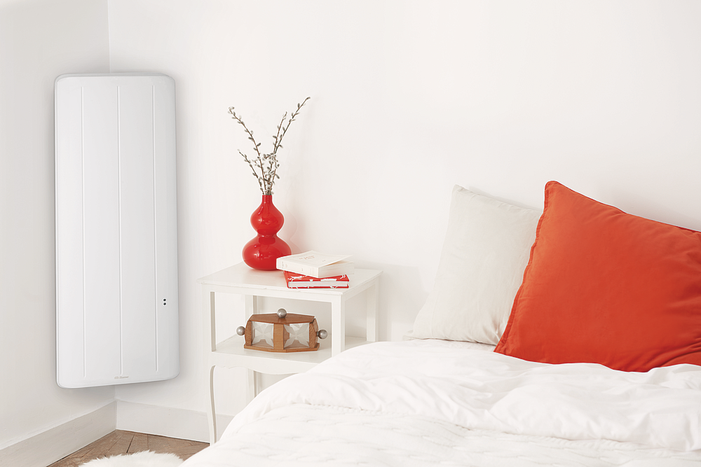 Radiateur Chaleur douce Equateur 3 horizontal gris ardoise 1000W