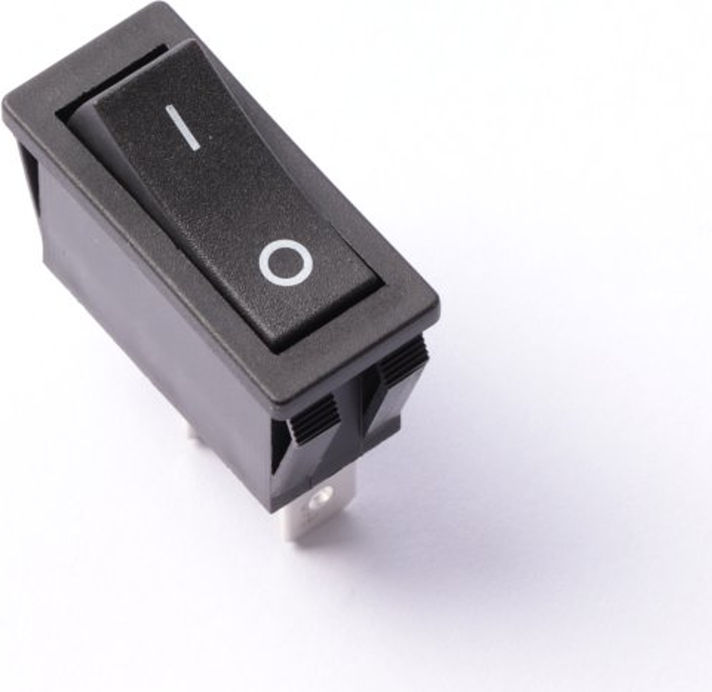 INTERRUPTEUR 2 COSSES NOIR