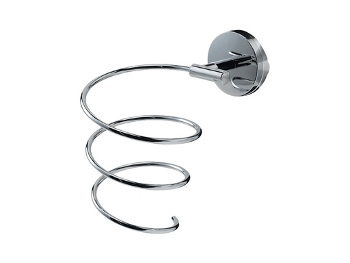 [THE498015] Accessoire sèche-serviette porte sèche-cheveux chrome