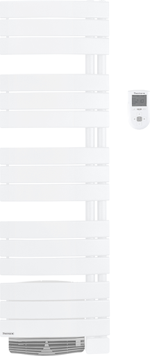 Sèche-serviettes Allure 2 mixte avec soufflerie 2000W gris ardoise