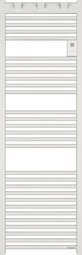 Sèche-serviettes Riva 3 avec soufflerie 2000W brun sable