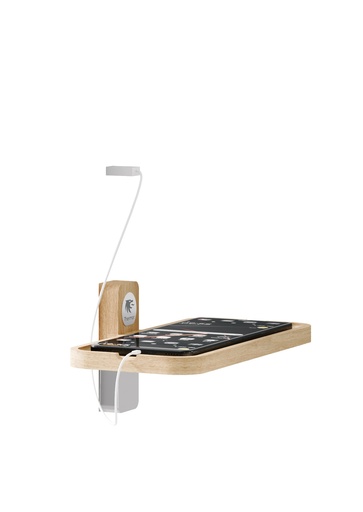 [THE427257] Tablette multifonction en chêne clair aimantée