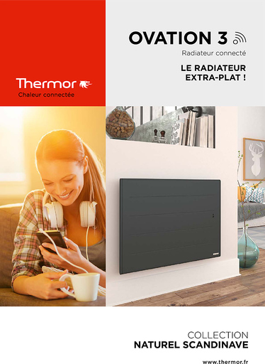 Radiateur Chaleur douce Ovation 3 plinthe blanc 0750W