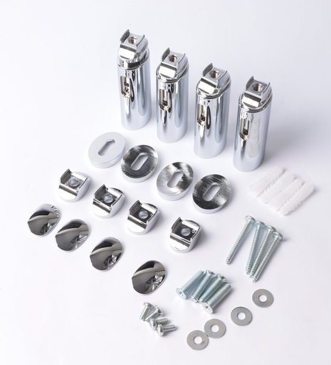 Kit Fixations Murales (X4) Riva Chrome