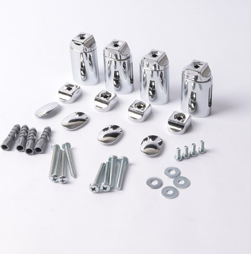 Kit Fixations Murales (X4) Sfeg Chrome