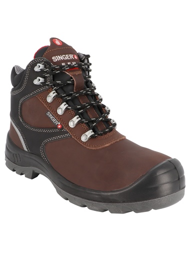 [SINASTRO41] Chaussures hautes cuir fleur. S3L FO SR  41